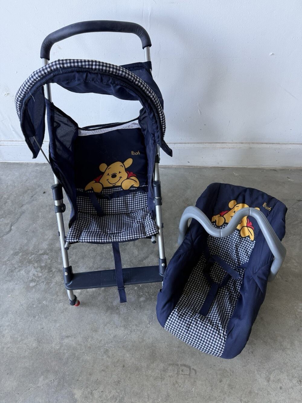 Vintage Winnie The Pooh Children’s Play Stroller Doll Stroller Set Read